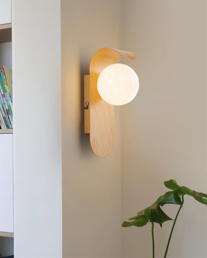 Contemporary Wood Accent Lamp