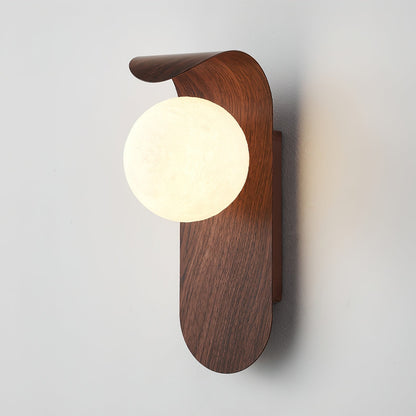Contemporary Wood Accent Lamp