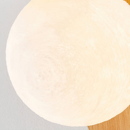 Contemporary Wood Accent Lamp