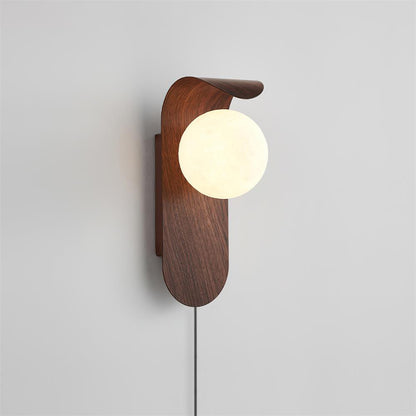 Contemporary Wood Accent Lamp