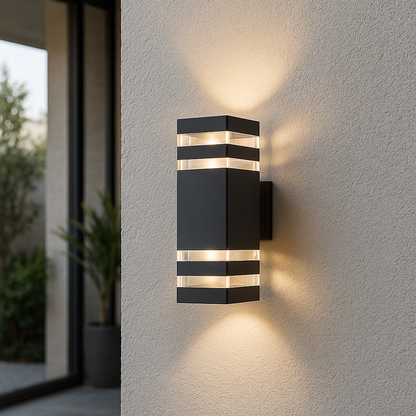 Modern outdoor wall light