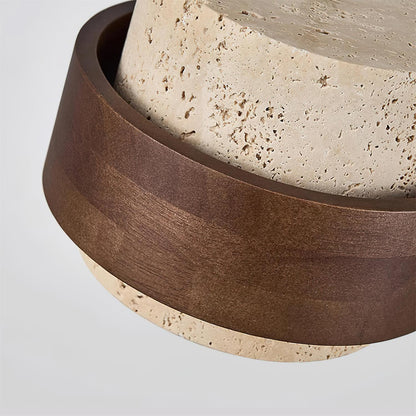 Rustic Stone Pendant Light