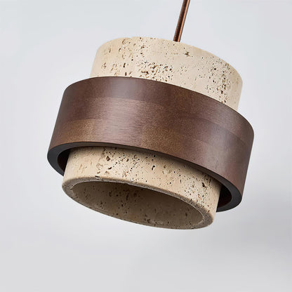 Rustic Stone Pendant Light