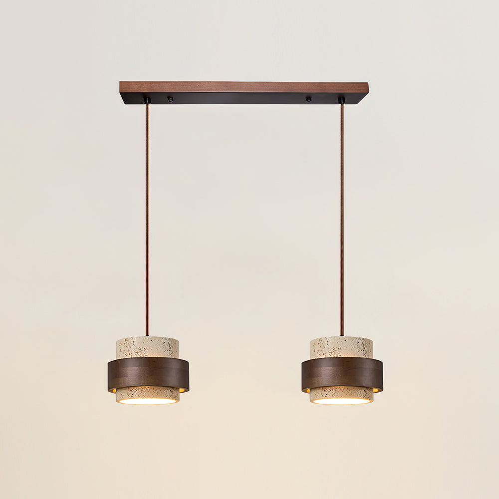 Rustic Stone Pendant Light