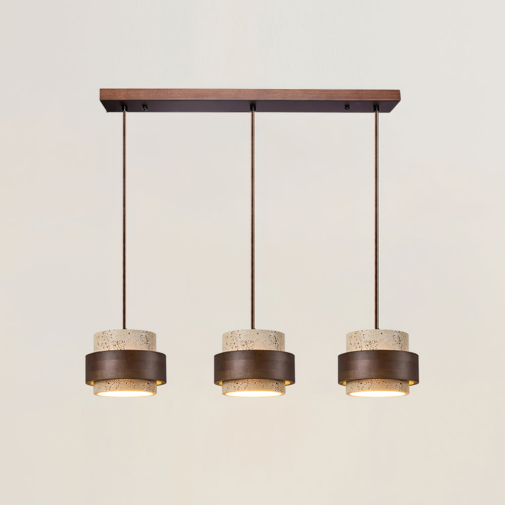Rustic Stone Pendant Light