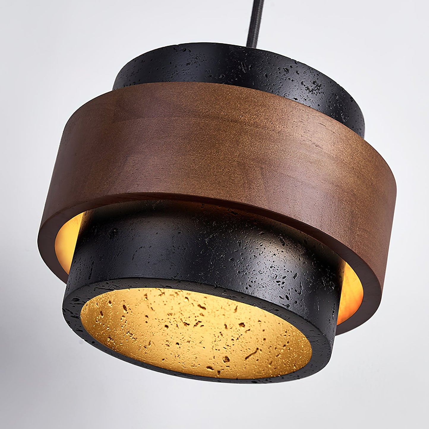 Rustic Stone Pendant Light