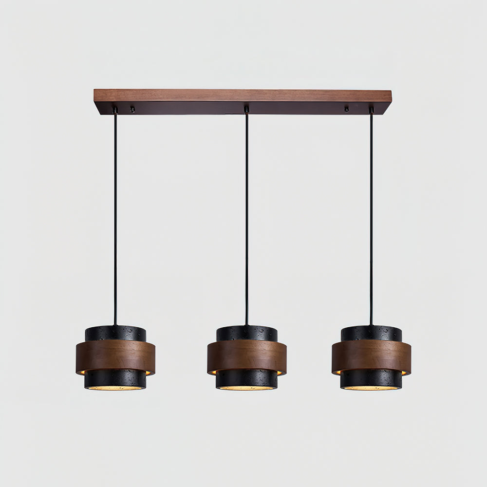 Rustic Stone Pendant Light