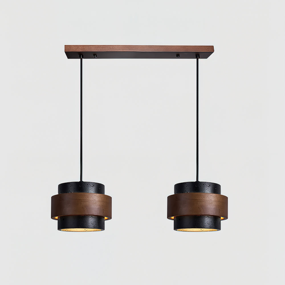 Rustic Stone Pendant Light