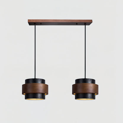 Rustic Stone Pendant Light