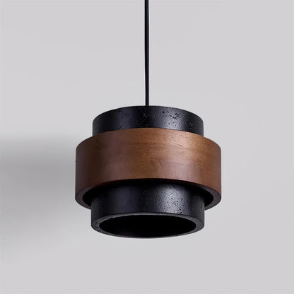 Rustic Stone Pendant Light