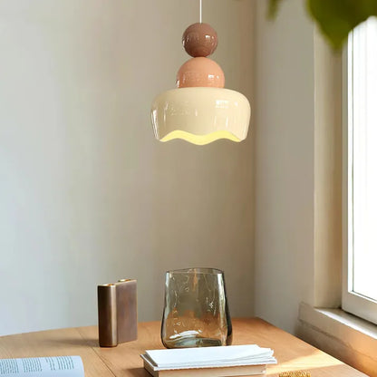 French Cream Pendant Light