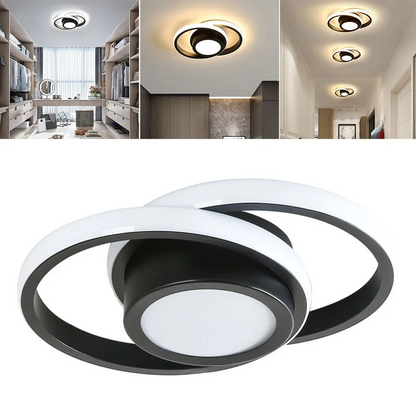 Twin Ring LED Ceiling Light