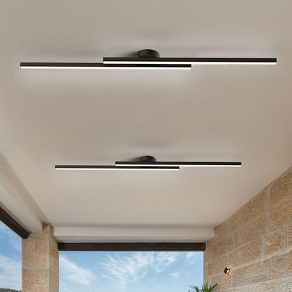 Elongated Aluminum LED Ceiling Light