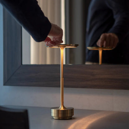 Kestrion Minimalist Brass Table Lamp