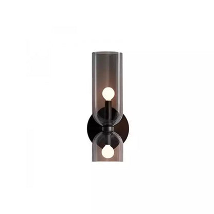 Double Glass Globe Wall Light