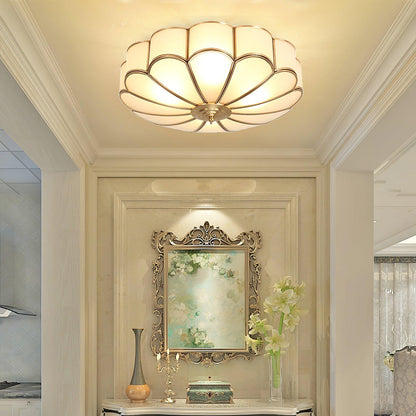 Flower-shaped LED ceiling light