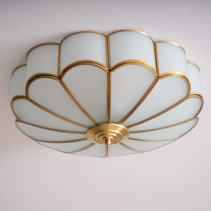 Flower-shaped LED ceiling light