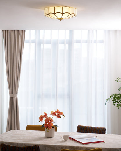 Flower-shaped LED ceiling light