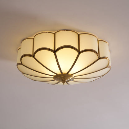 Flower-shaped LED ceiling light