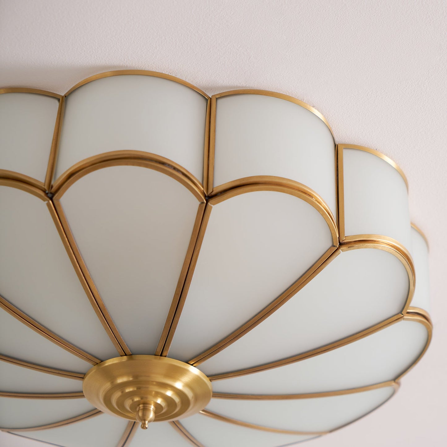 Flower-shaped LED ceiling light
