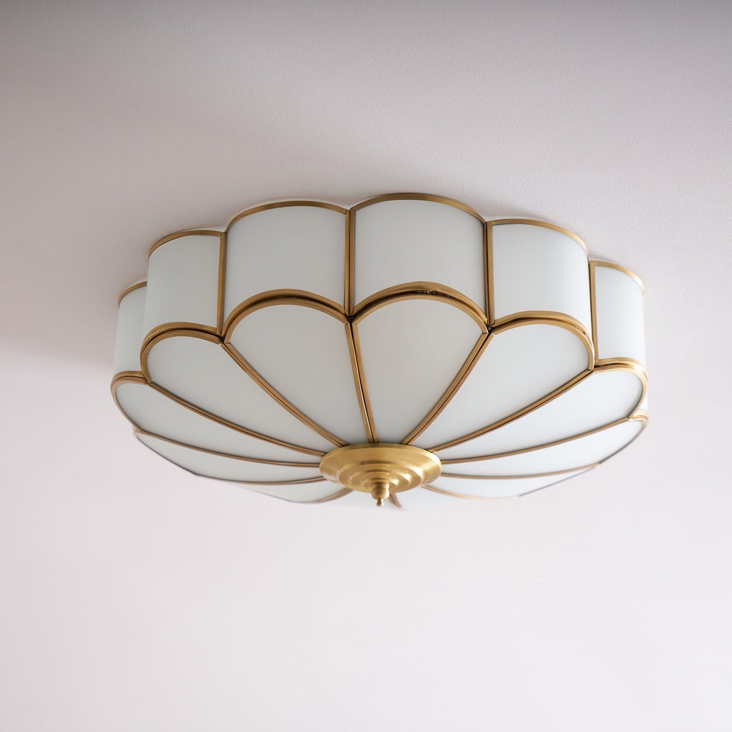 Flower-shaped LED ceiling light