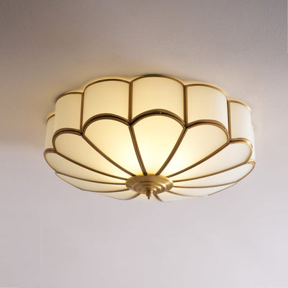 Flower-shaped LED ceiling light