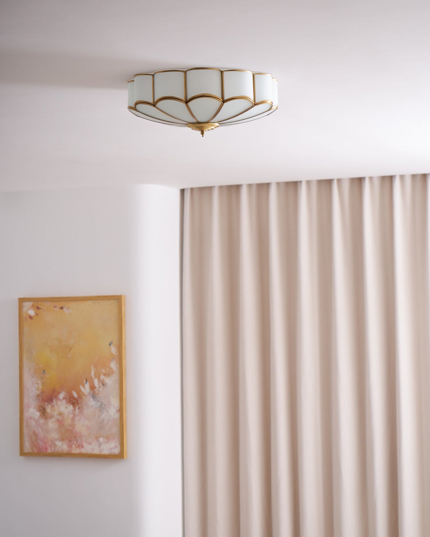 Flower-shaped LED ceiling light