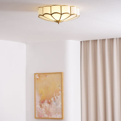 Flower-shaped LED ceiling light