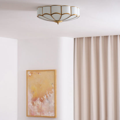 Flower-shaped LED ceiling light