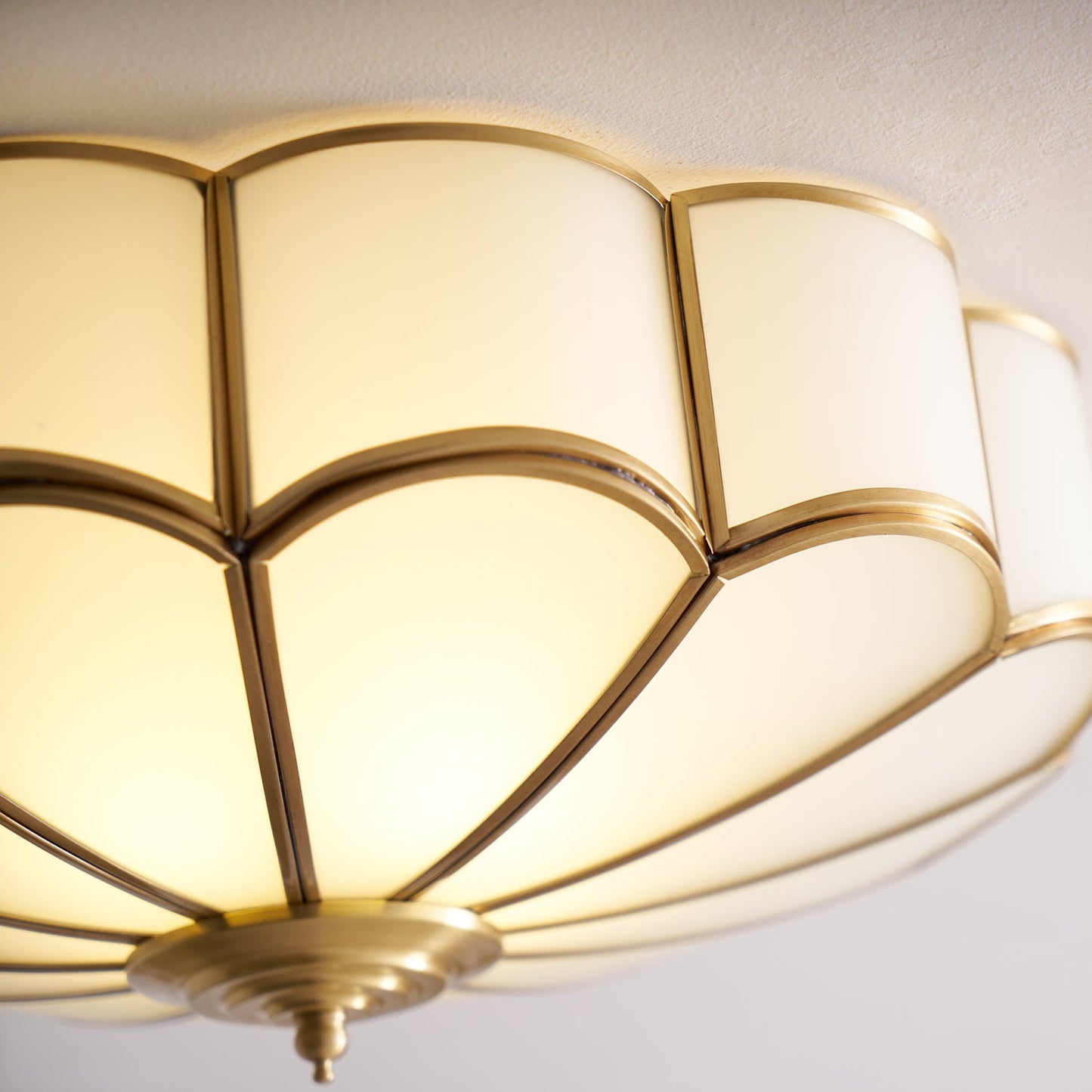 Flower-shaped LED ceiling light