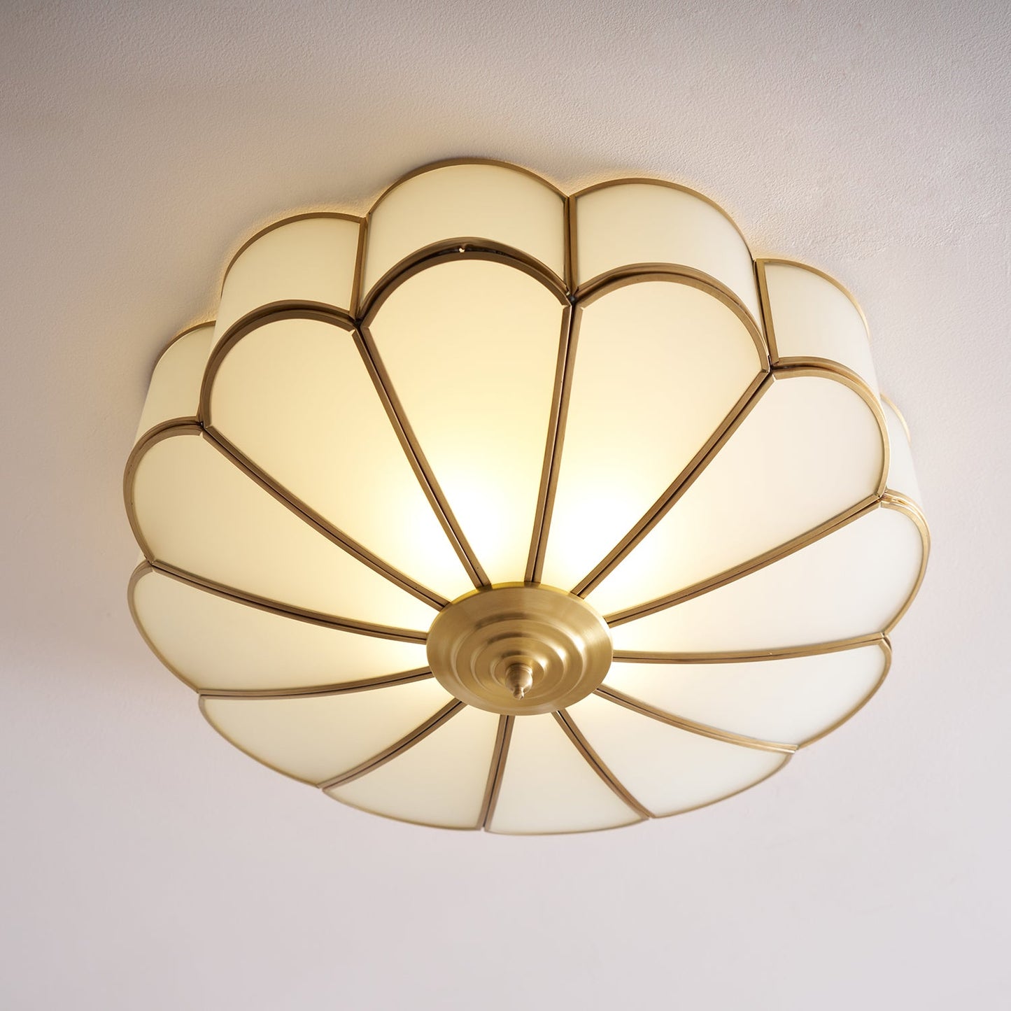Flower-shaped LED ceiling light