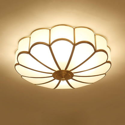 Flower-shaped LED ceiling light