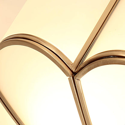 Flower-shaped LED ceiling light