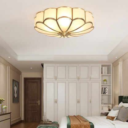 Flower-shaped LED ceiling light
