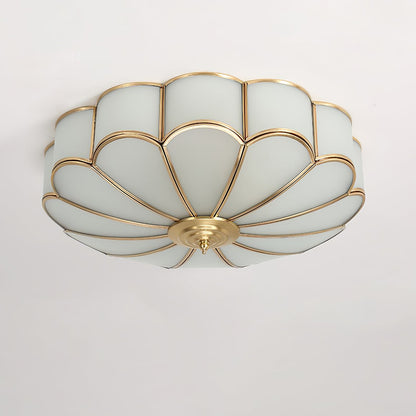 Flower-shaped LED ceiling light