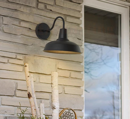 Modern Black Outdoor LED Wall Sconce