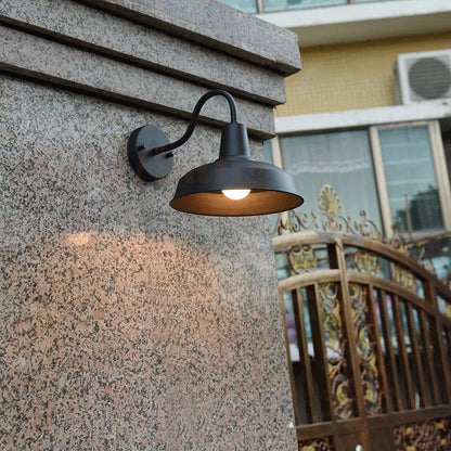 Modern Black Outdoor LED Wall Sconce