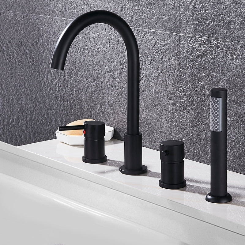 Modern Bathtub Faucet for Deck Mounting