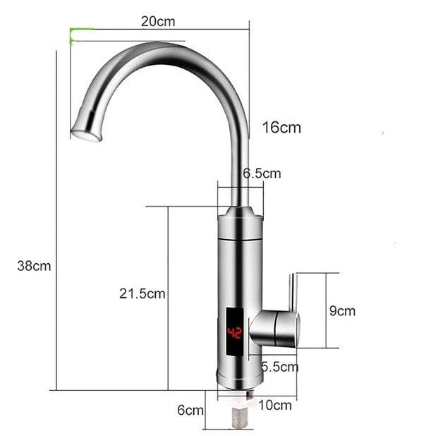 Electric Kitchen Faucet with Instant Heating Function