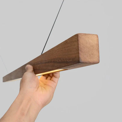 Modern Scandinavian wooden pendant light