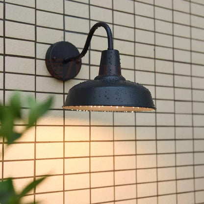 Modern Black Outdoor LED Wall Sconce