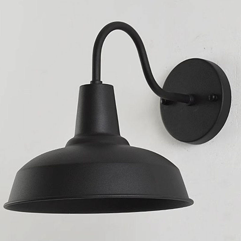 Modern Black Outdoor LED Wall Sconce