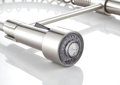 Modern Kitchen Faucet with Pull-Down Spring Sprayer