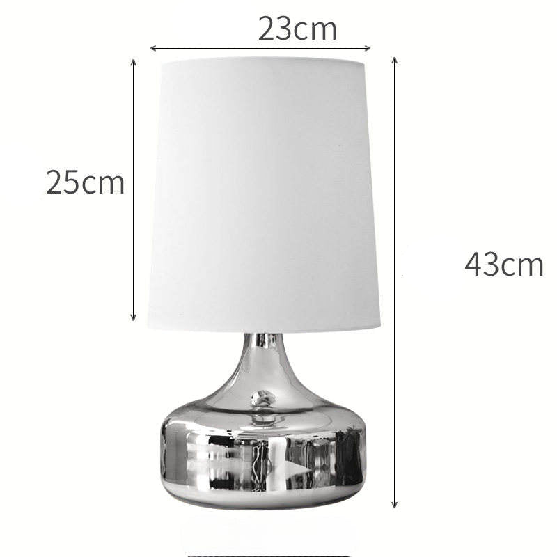 Nordic Ceramic Table Lamp With Fabric Shade