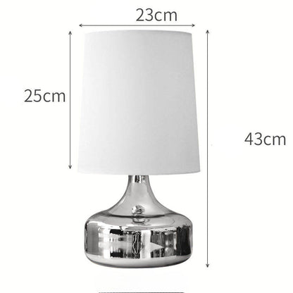Nordic Ceramic Table Lamp With Fabric Shade