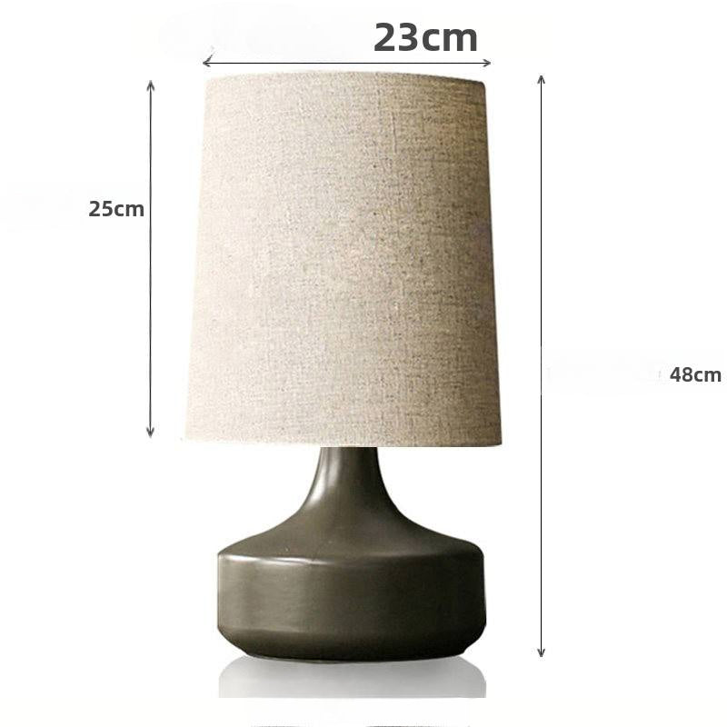 Nordic Ceramic Table Lamp With Fabric Shade