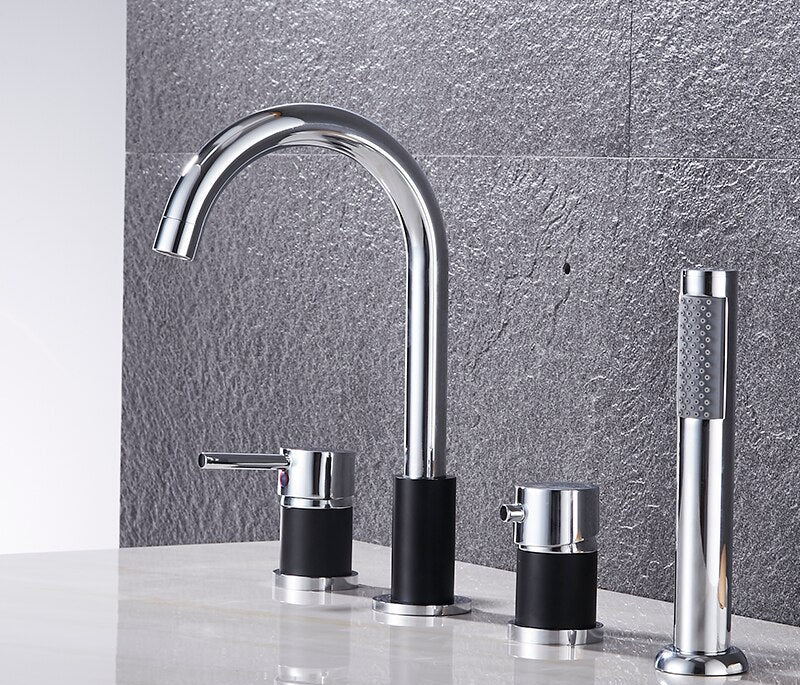 Modern Bathtub Faucet for Deck Mounting