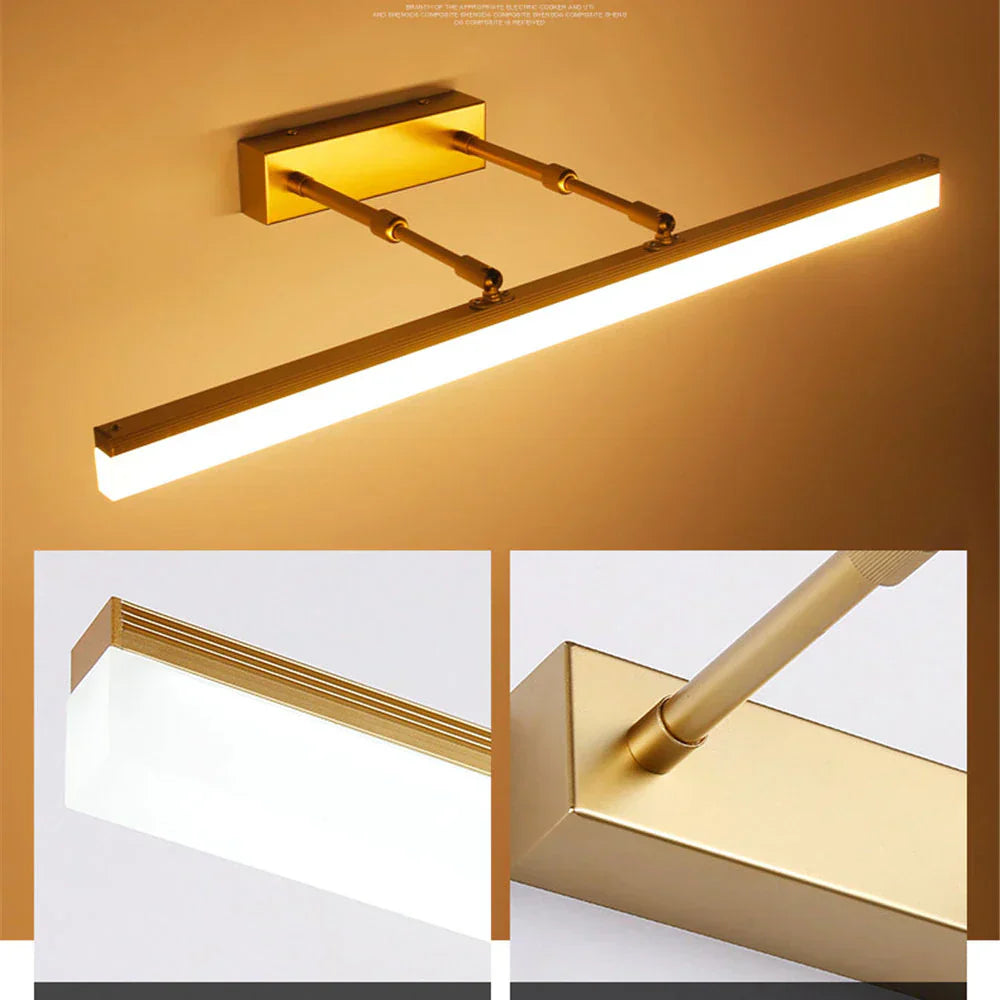 Bathroom Wall Light with LED – Splash-Proof & Perfect for Mirror Lighting
