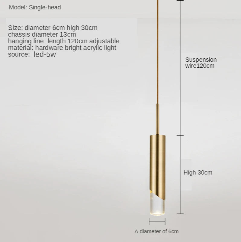 Simple LED Pendant Lamp