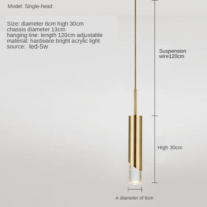 Simple LED Pendant Lamp